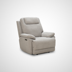 Russell Triple Power Recliner - Fog