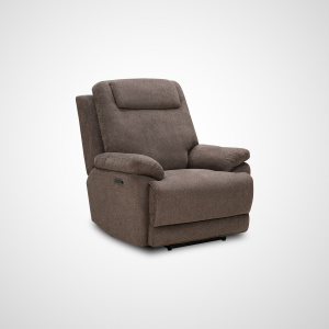 Russell Triple Power Recliner - Walnut