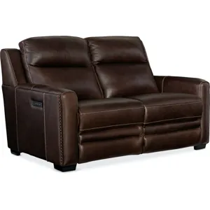 Lincoln Power Recline Loveseat w/Power Headrest&Lumbar Rec