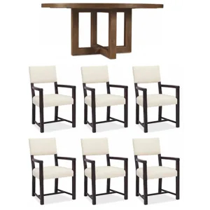 Driftwood 7 PC Dining Set