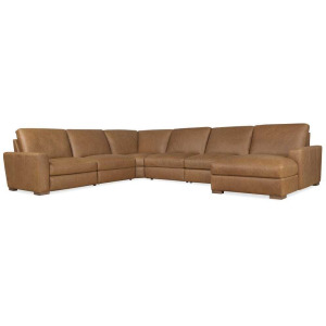 Optimus Brown Power Sectional