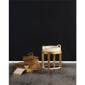  Furniture Melange Gilded Accent Table