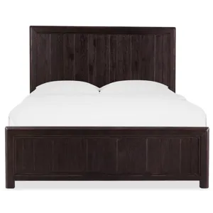 Driftwood California King Panel Bed