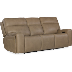 Hooker Ready-Made Upholstery Riverton Power Sofa with Power Headrest and Lumbar