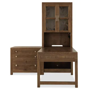 Driftwood Open Shelf Cabinet