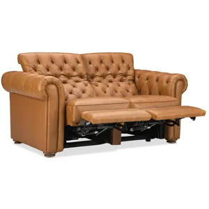 Hooker Ready-Made Upholstery Glover Power Reclining Loveseat with Power Headrest