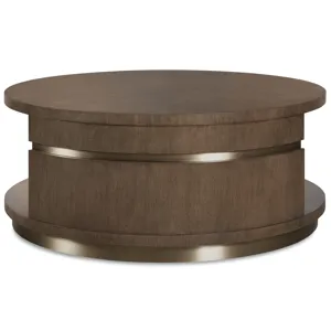 Commerce and Market Roll With It Round Cocktail Table