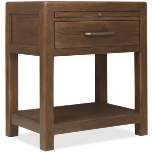 Driftwood One-Drawer Nightstand