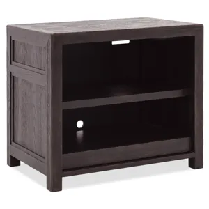 Driftwood Open Shelf Cabinet