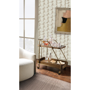 Commerce and Market Walnut Wine and Bar Cart