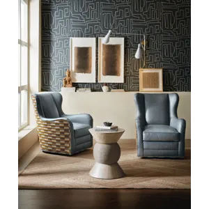 CommMarket Commerce & Market Round Robin Accent Table