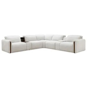 Hooker Ready-Made Upholstery Anaheim Seven-Piece Power Sectional