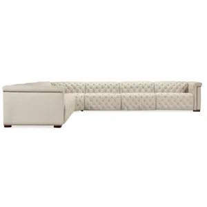 SS Savion Deux 6 Seat Sectional with Three Power Recliners and Seven Power Headrests