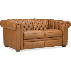Hooker Ready-Made Upholstery Glover Power Reclining Loveseat with Power Headrest