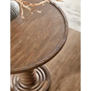 Commerce and Market Spindle Accent Table