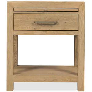 Driftwood One-Drawer Nightstand