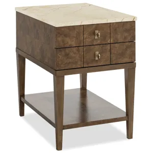Melange Penelope Chairside Table