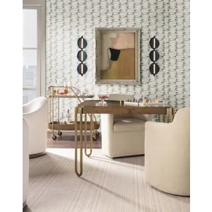 Commerce and Market Walnut Wine and Bar Cart