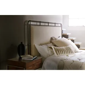 Studio 7H Slumbr Queen Metal Upholstered Bed Detail