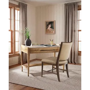 Cashiers Dining Side Leather Chair