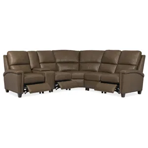 Hooker Ready-Made Upholstery Julian Six-Piece Reclining Sectional