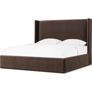 Archives King Upholstered Panel Bed