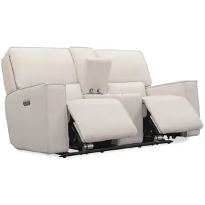 MS Miles Zero Gravity Console Loveseat with Power Recline & Power Headrest