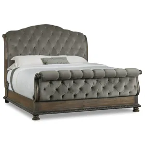 Rhapsody King Tufted Bed Silhouette