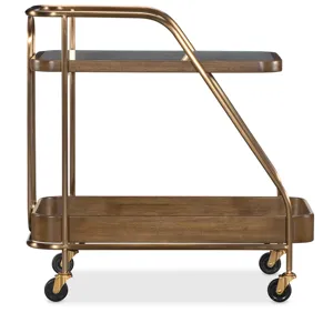 Commerce and Market Walnut Wine and Bar Cart