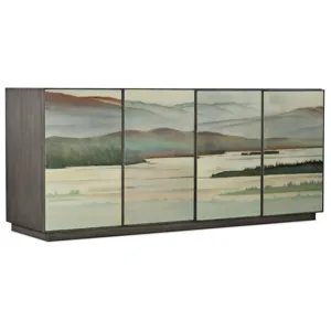Melange Maya Four-Door Credenza Silhouette