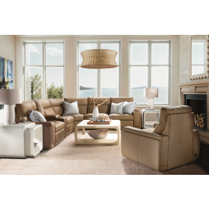 Hooker Ready-Made Upholstery Simone Six-Piece Power Reclining Sectional