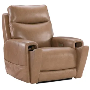 Hooker Ready-Made Upholstery Raze Lift Chair with Power Recline, Power Headrest, Lumbar, Heat and Massage