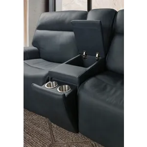 Riverton Power Gliding Console Loveseat with Power Headrest and Lumbar