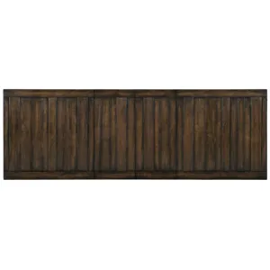 Roslyn County Trestle Dining Table w/2 21in leaves Silhouette