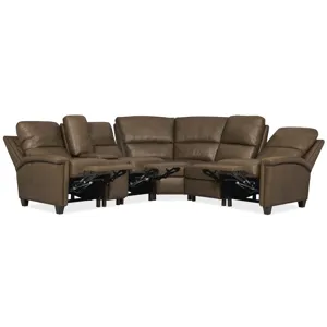 Hooker Ready-Made Upholstery Julian Six-Piece Reclining Sectional