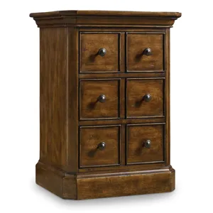 Archivist Three-Drawer Telephone Table Silhouette