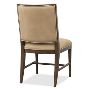 Cashiers Dining Side Leather Chair
