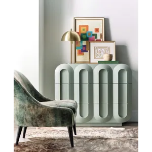 Commerce and Market Groove Three-Drawer Chest