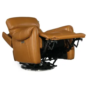 RC Sterling Swivel Power Recliner with Power Headrest