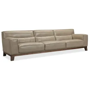 Prosper Grand Leather Stationary Sofa Silhouette