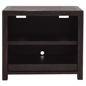 Driftwood Open Shelf Cabinet