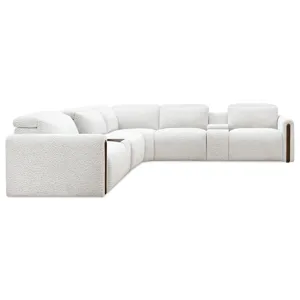 Hooker Ready-Made Upholstery Anaheim Seven-Piece Power Sectional