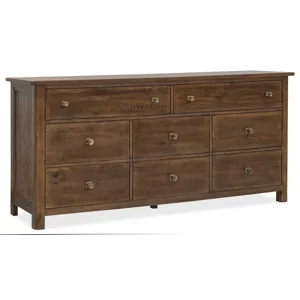 Driftwood Eight-Drawer Dresser