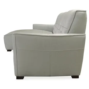 Reaux Power Motion Sofa w/ LAF Chaise w/2 Power Recline Silhouette