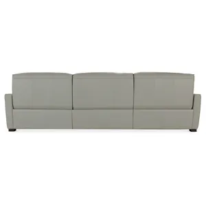 Reaux Power Motion Sofa w/ LAF Chaise w/2 Power Recline Silhouette