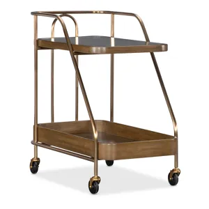 Commerce and Market Walnut Wine and Bar Cart