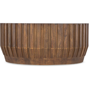 Commerce and Market Gears Round Cocktail Table