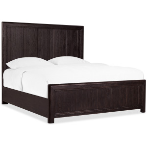 Driftwood King Panel Bed