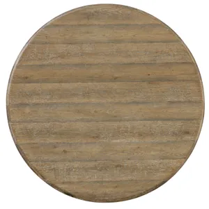 Boheme Ascension 60in Wood Round Dining Table Silhouette