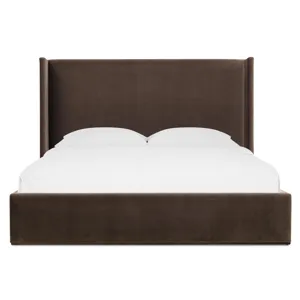 Archives California King Upholstered Panel Bed